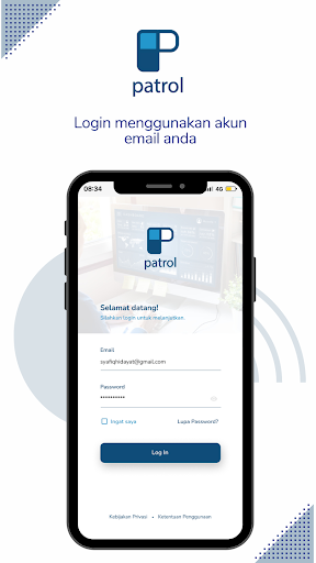 Android application PATROL Mobile screenshort