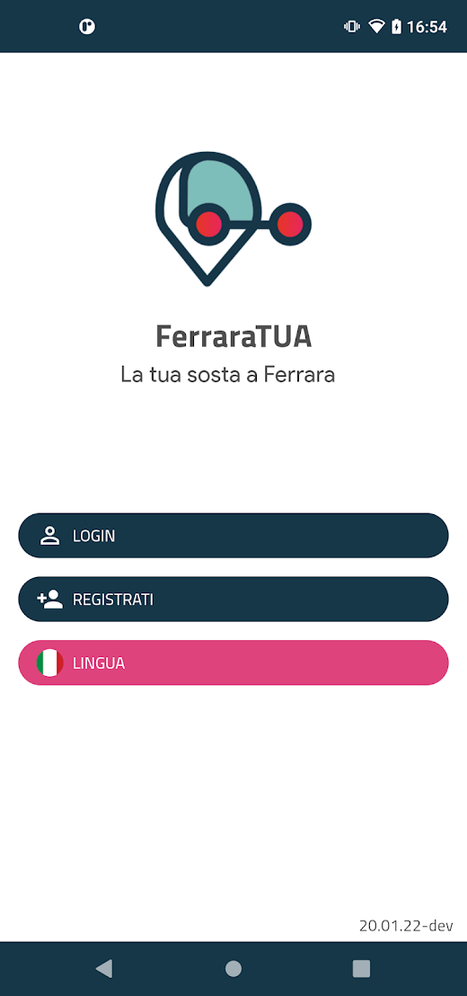 Android application FerraraTua screenshot