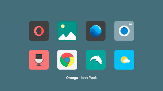 Omega - Icon Pack Captura de pantalla