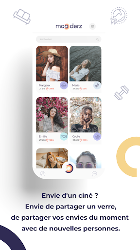 Mooderz - App de rencontre Screenshot 2 - AppWisp.com