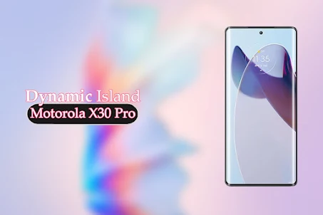 Notch island Motorola X30 Pro