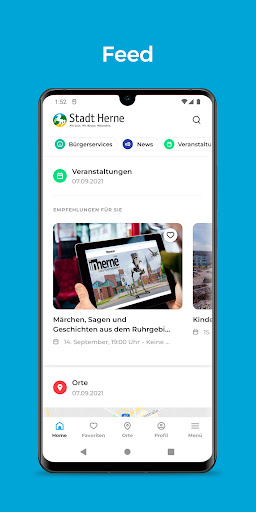 Android application Herne-App screenshort