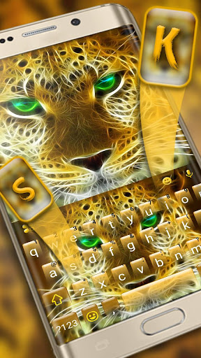 Android application Golden Attacking Cheetah Keybo screenshort
