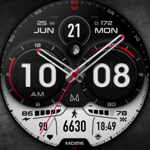 MD216 - Analog watch face logo