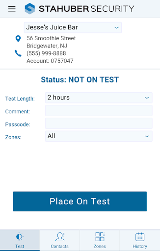 SeeMyAlarm Screen 2