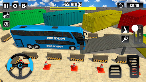 Police Bus Parking - parking Screen 2