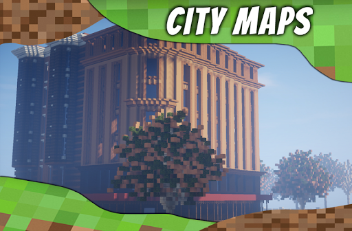City maps for MCPE. Modern cit Screen 2
