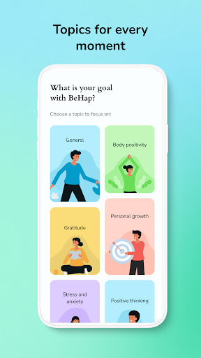 Daily Affirmations BeHap Screen 2