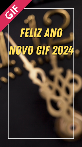 Criar Feliz Ano Novo 2024 GIF Personalizado Especial - Fácil & Grátis