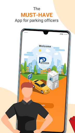 Android application Parking Officer screenshort