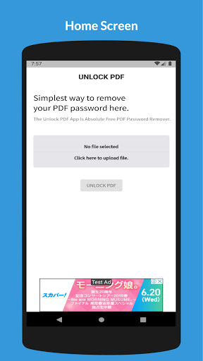 Android application Unlock PDF - Password Remover screenshort