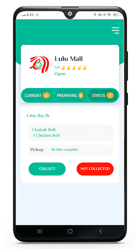 Food Court Seller Screen 3