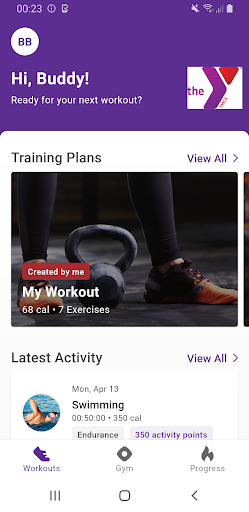 Android application Valley Points Family YMCA screenshort