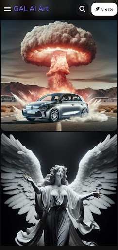 Android application GALAI - AI ART screenshort