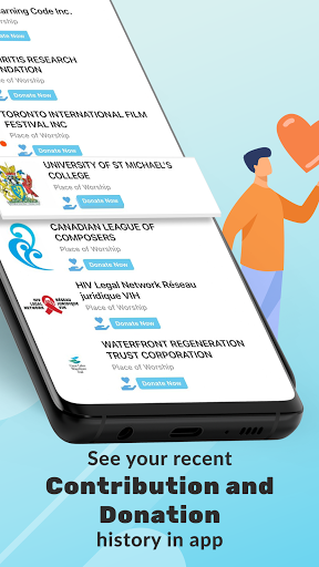 Werbylo Donation & Giving App Screen 3