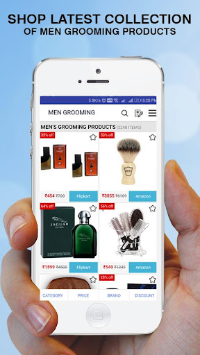 Men Grooming Online Shopping Screen 2