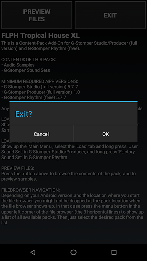 Screenshot of G-Stomper Tropical House XL