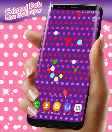 Colored Dots Live Wallpaper Screen 3