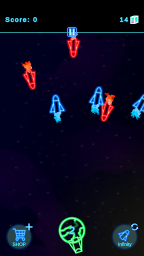 Android application Rocket Defender screenshort