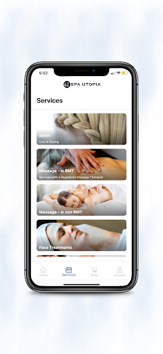 Android application Spa Utopia Group screenshort
