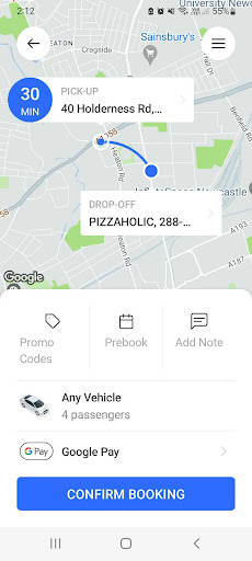 Kingsway Cabs Screen 3
