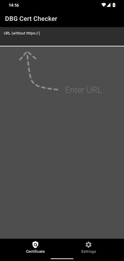 Android application SSL Certificate Checker screenshort