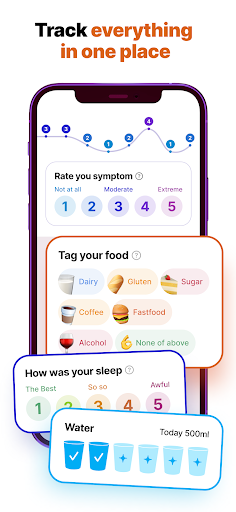 Android application SelfInsight Autoimmune Tracker screenshort