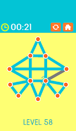 Connect the Graph: one touch connect dots puzzle