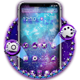 Purple Galaxy Star Theme icon