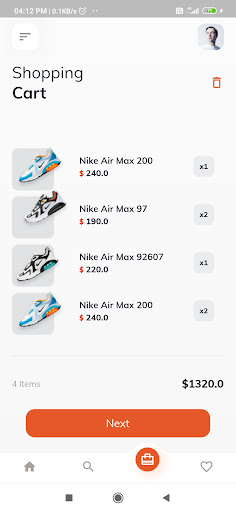 eCommerce PoC Screen 3