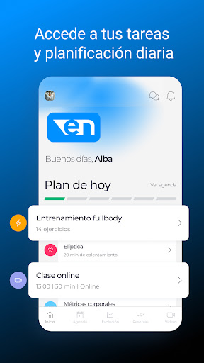 Android application Entrenalia screenshort