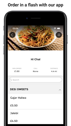 Android application Hi Chai screenshort
