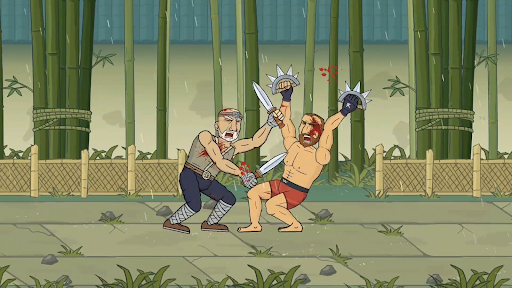 Android application Crazy Samurai screenshort