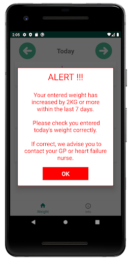 Fluid Heart Tracker Screen 3