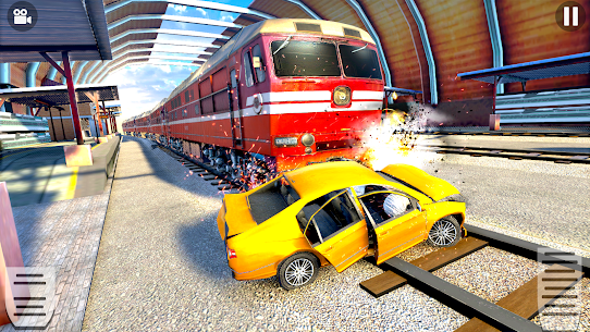 Train Car Crash Derby Game 3D 1