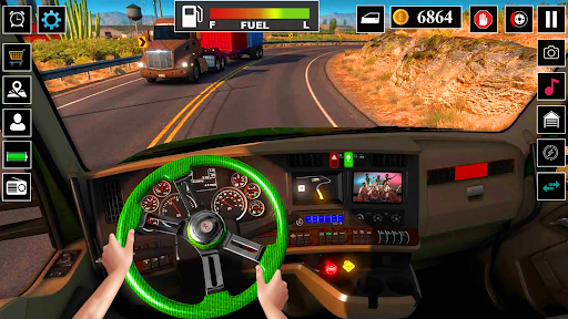 Heavy Truck Simulator Game 3D Screen 3