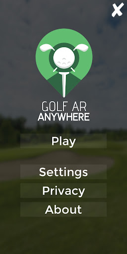 Android application Golf AR Anywhere screenshort