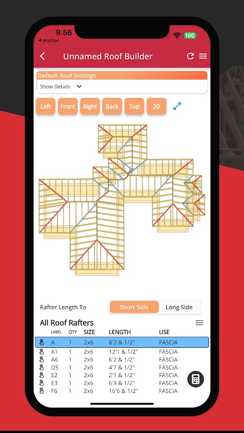 RedX Roof Builder - 3Dデザインのおすすめ画像1