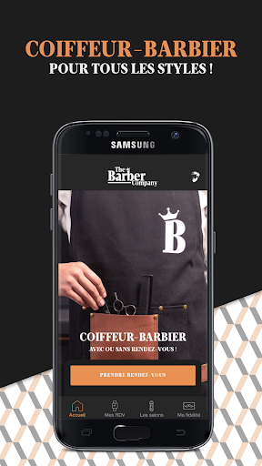 Android application The Barber Company screenshort