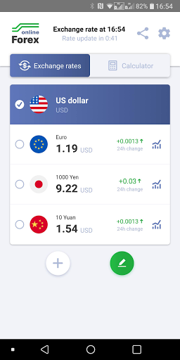 Android application Forex currency converter screenshort
