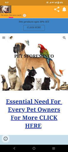 Android application Pet Store | Pets Care screenshort
