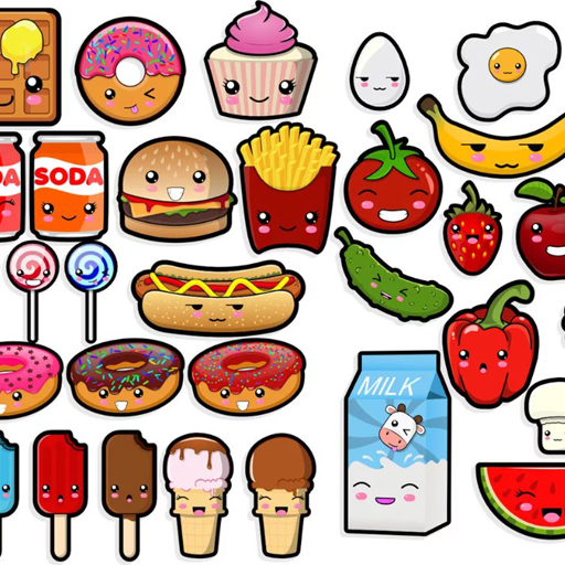 Каваи еда. Идеи рисунков - Apps on Google Play