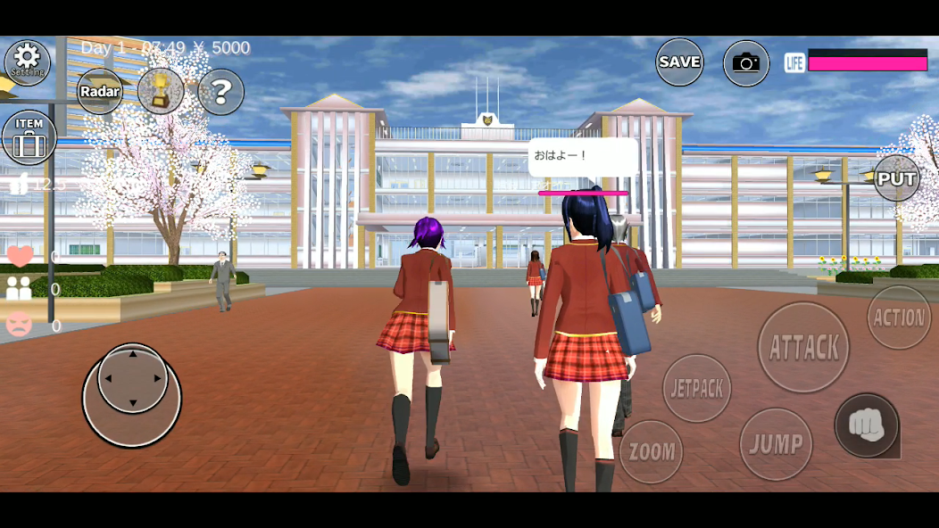 SAKURA School Simulator 1.039.76 APK + Mod (Unlimited money) إلى عن على ذكري المظهر