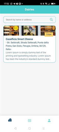 Smart Cheese app Screen 2