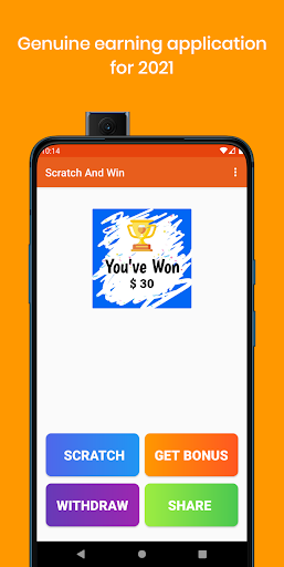 Android application Scratch And Win - 2023 screenshort
