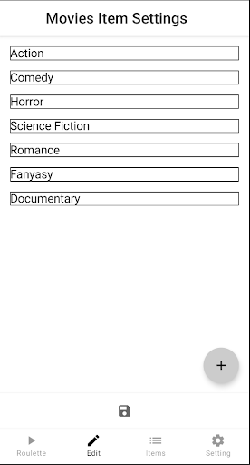 Roulette Creator Screen 2