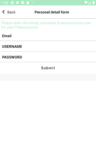 Android application Sydenham Clinic screenshort