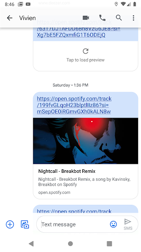 Android application CrossMoD - Music sharing screenshort