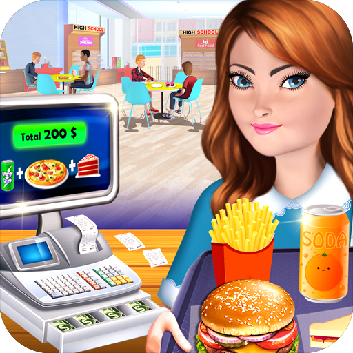 High School Cafe Cashier Games 3.1 Icon
