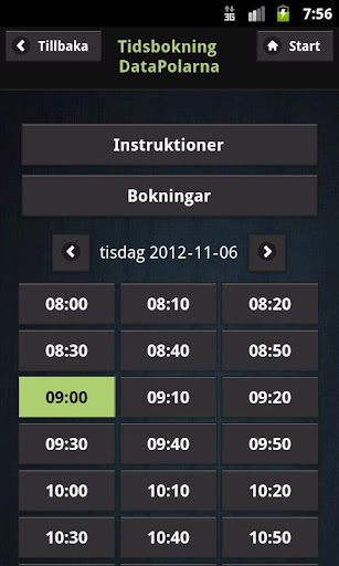 TimberTime Screen 2